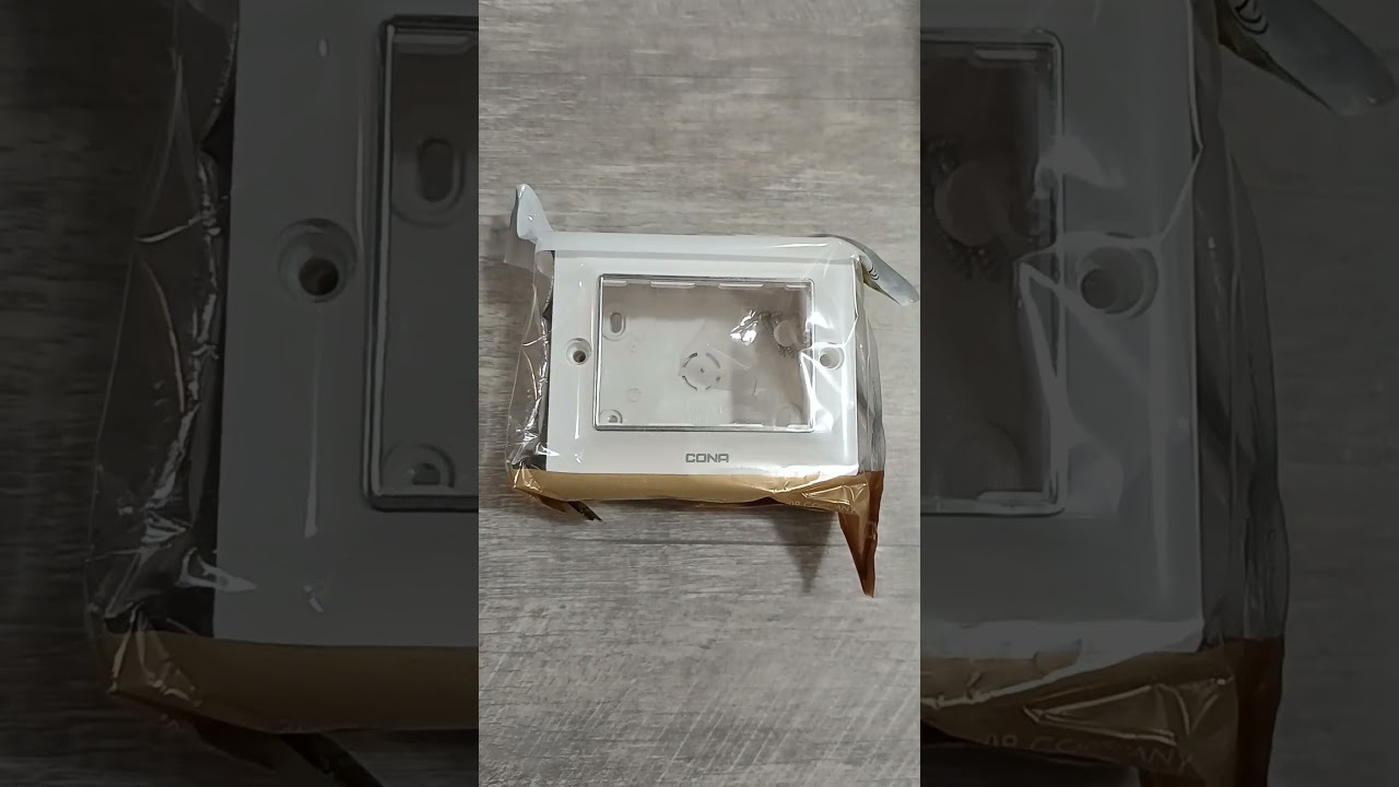 Cona 3 Module Surface Gang Box