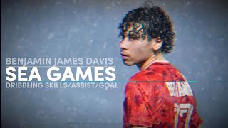 ทักษะของ เบนจามิน เจมส์ เดวิส Benjamin James Davis | SEA GAMES | Dribbling Skills Assist Goal