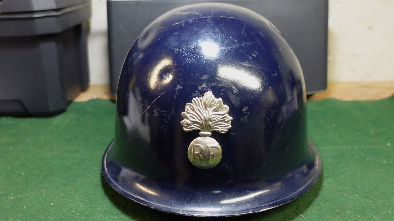 French Gendarmerie M51 Helmet Overview & History YouTube