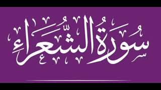 سورة الشعراء للشيخ المقرئ محمد بن حسين عامر @Yemen_readers
