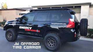 OverlandGX - JW Offroad Tire Carrier Install