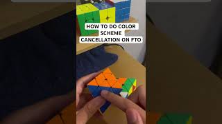 color scheme cancellation on fto #ftoforwca #speedcubing #cubing #fun #fypage