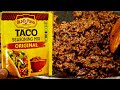 How To Make Ground Meat For Tacos With Old El Paso Taco Seasoning 