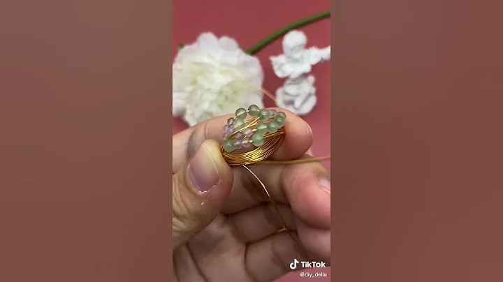 How to Make a Beads Ring| Step-by-Step Guide by DIYforu_Della_EU