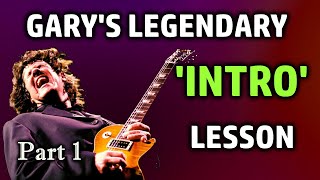 How To Play Gary Moore&#39;s Epic Live &quot;Intro&quot;  to Separate Ways - Part 1