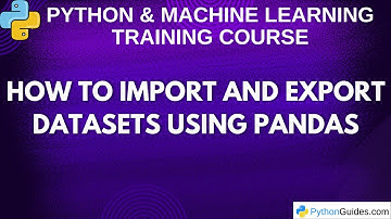 How to Import and Export Datasets Using Pandas
