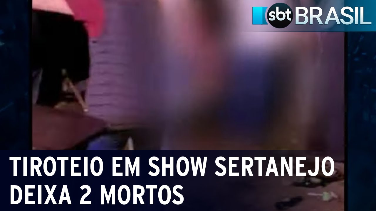 Tiroteio em show sertanejo deixa 2 mortos no interior de SP | SBT Brasil (21/11/22)