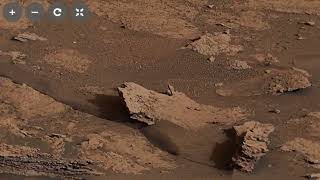 Curiosity rover near "Sierra Maigualida"
