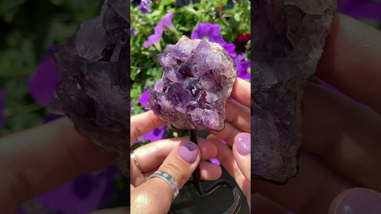 Amethyst Druze on Stand