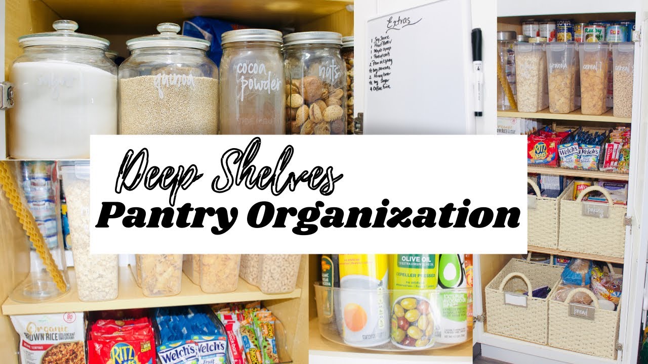 How to organize deep pantry shelves: 10 ways to organize pantry shelves