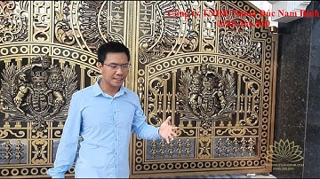 ✅ Phân tích, so sánh vẻ đẹp của CỔNG NHÔM ĐÚC BUCKINGHAM với CỔNG NHÔM ĐÚC TRỐNG ĐỒNG. Nên cổng nào