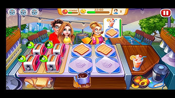 my cafe shop : cooking game ( android smartphone IOS ) trailer max level 1