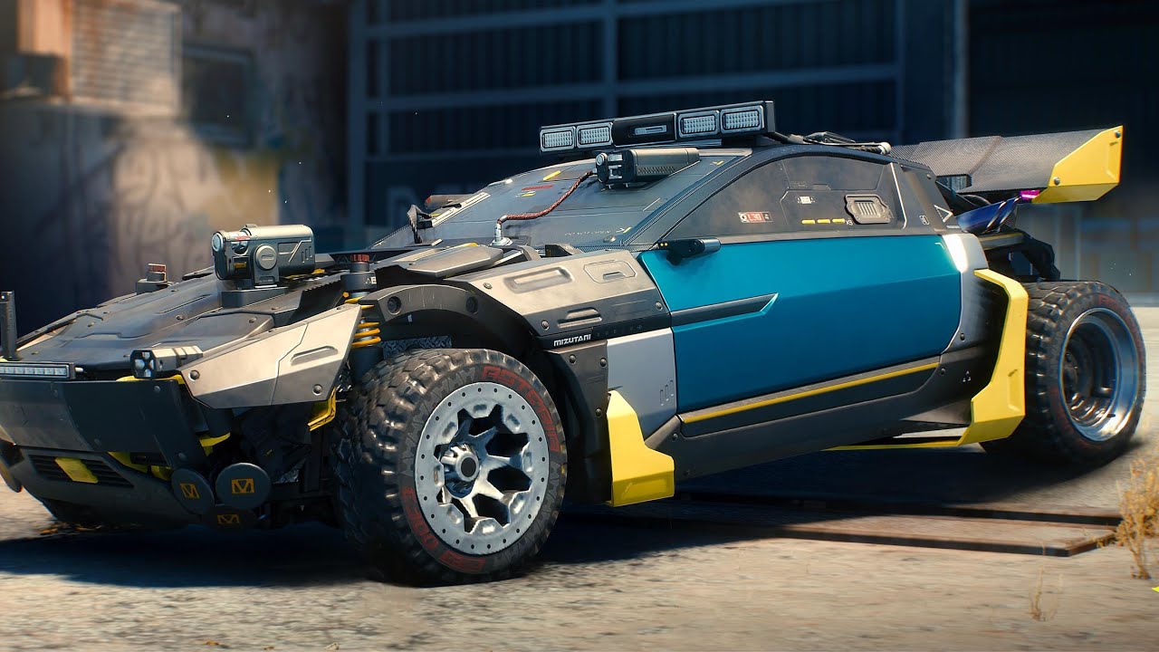 40 screenshots of Cyberpunk 2077 cars and bikes | 40 скринов