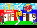 BURGER KİNG EV VS MCDONALD'S EV! 🍔 - Minecraft