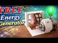 Free Energy Generator with 3D Printed Frame (Concept Video)
