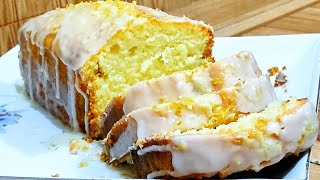 Soft lemon loaf cake/ Tea time cake / Moist lemon pound cake