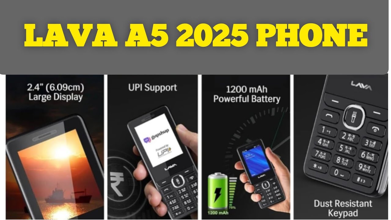 LAVA A5 2025 PHONE|| Best Keypad Phone|| HB UNBOXING||