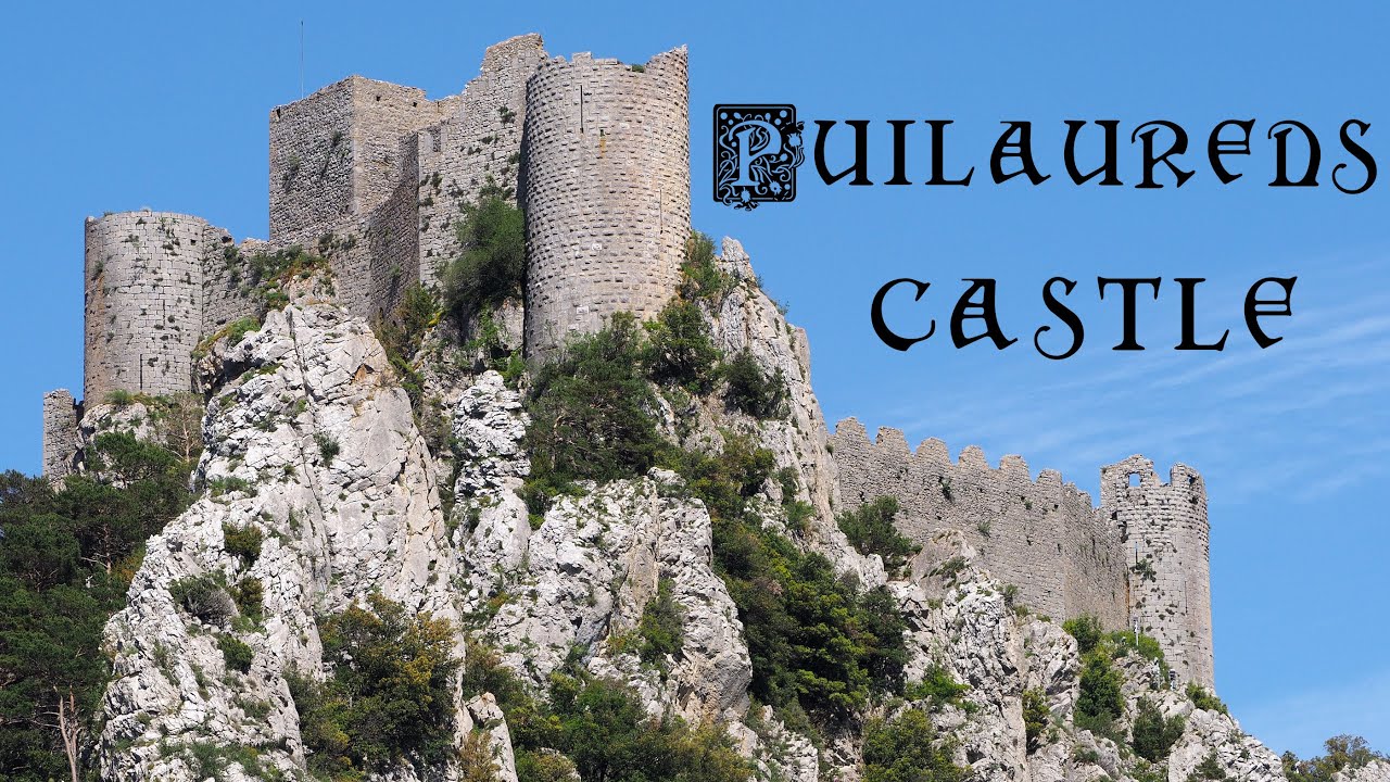 Puilaurens Castle, Aude, France. Puylaurens Cathar history,