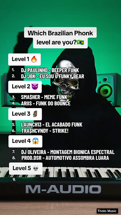 Which Brazilian Phonk level are you?😱 #phonk #phonkmusic