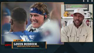 Louis Riddick Thinks It's Time For The Giants To Start Jaxson Dart Over Russell Wilson | 9/22/25