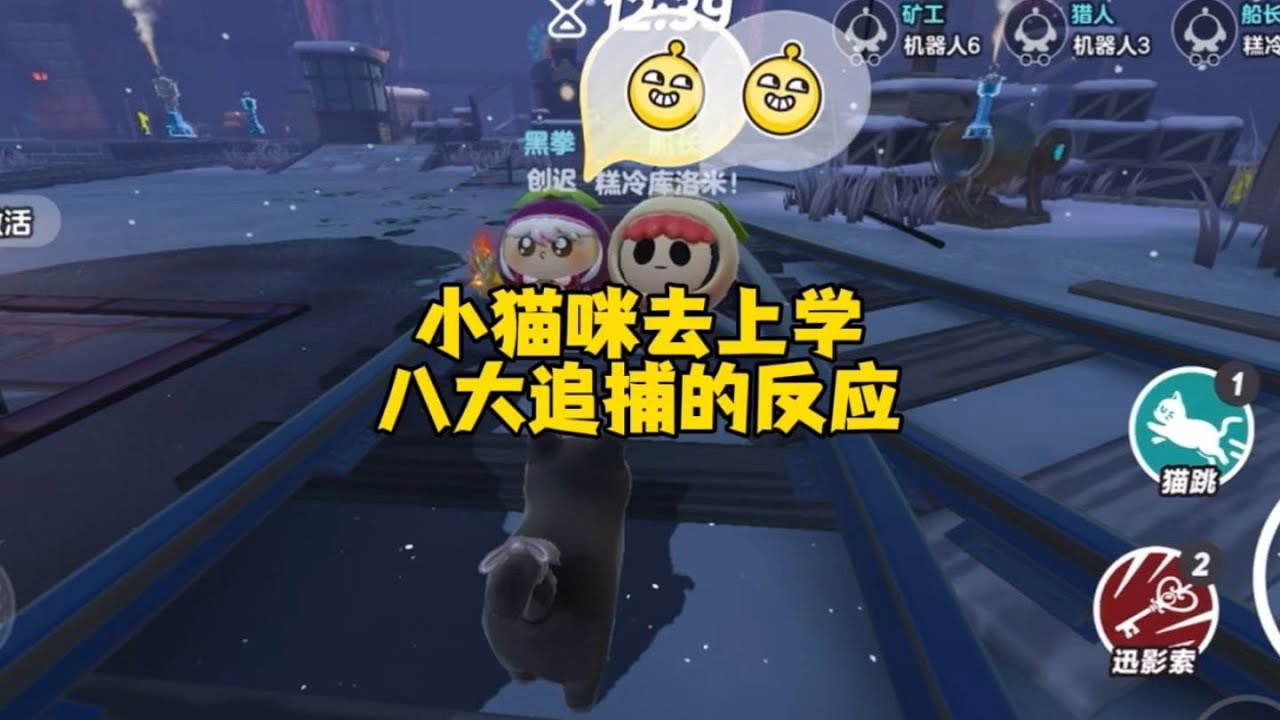 当小猫咪去上学八大追捕的反应