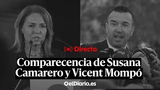 🔴 DIRECTO | Comparecencia de Susana Camarero y Vicent Mompó
