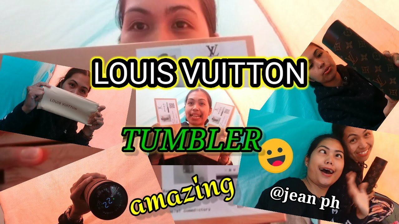 LOUIS VUITTON TUMBLE l UNBOXING LV DIGITAL TUMBLER l LOUIS VUITTON TUMBLER  WITH TEMPERATURE 