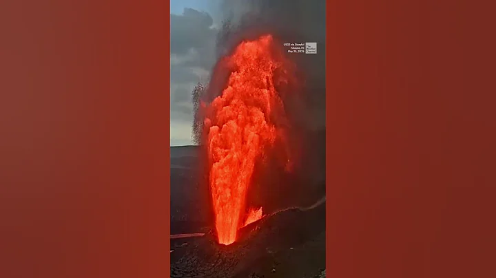 Hawaii's Kilauea Volcano Spews Lava 1000 Feet High