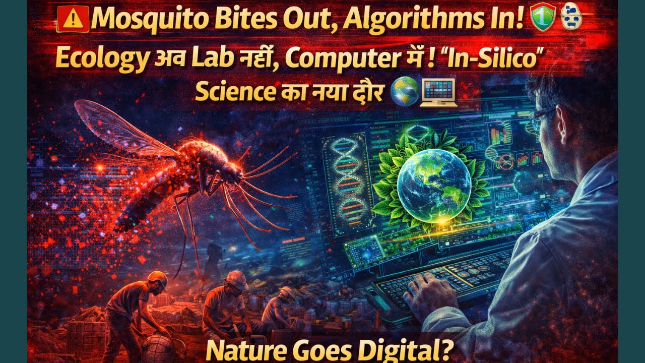 🚨 Mosquito Bites Out, Algorithms In! 🦟❌🤖 , Computer में! ‘In-Silico’ Science का नया दौर 🌍💻