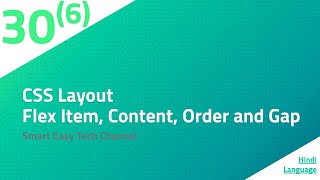 Flex layout property gap, align-Item, order in CSS Part 30