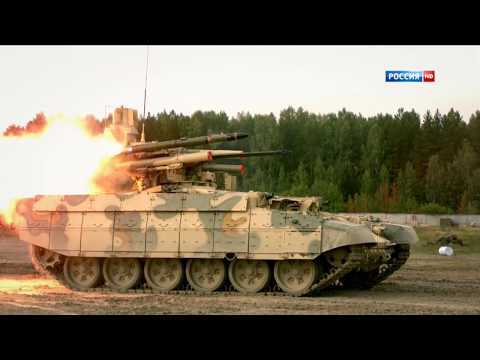 BMPT "Terminator" Tank in Action / Firing All Its Powerful Cannons | Military Training