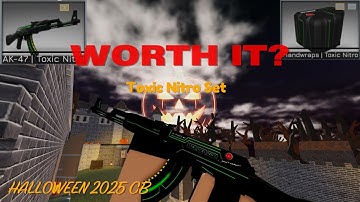 New Counter Blox Halloween Toxic Nitro Set Showcase + New Code! 499 ROBUX Is It Worth It? (ROBLOX)