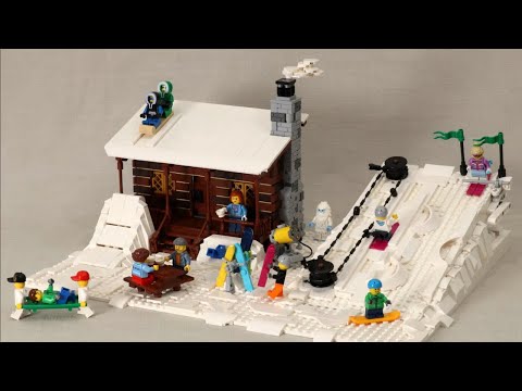 Motorized LEGO Ski Hill by JK Brickworks | Ideas Spotlight