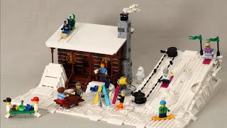 Motorized LEGO Ski Hill by JK Brickworks | Ideas Spotlight