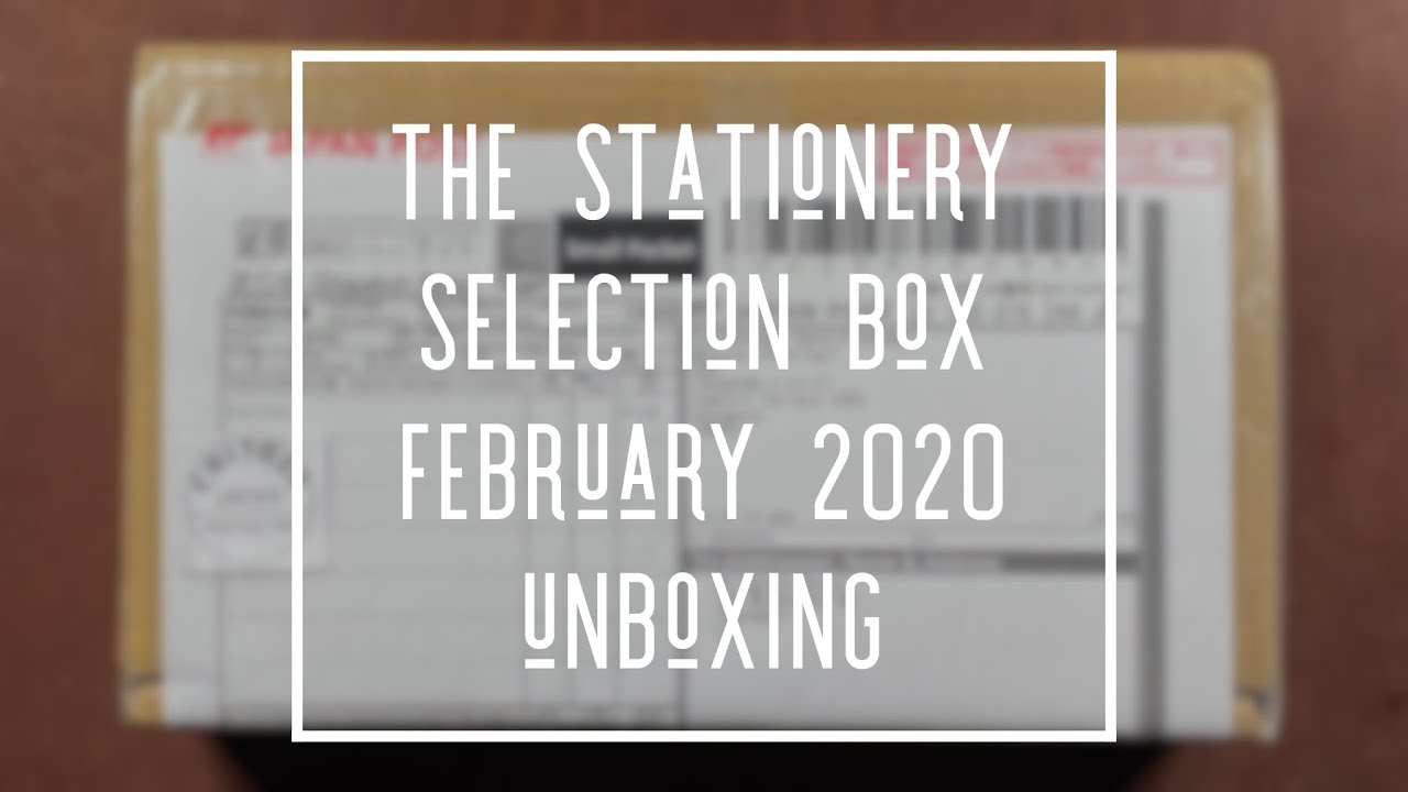 THE STATIONERY SELECTION BOX FEBRUARY 2020 * JAPANESE STATIONERY UNBOXING
