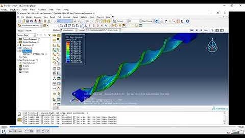 ABAQUS Twisting of steel bar || Abaqus dynamic explicit analysis ||