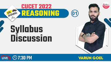CUCET 2022 Preparation Free Batch | Reasoning Ability | Class 01 | Syllabus Discussion | CUCET 2022