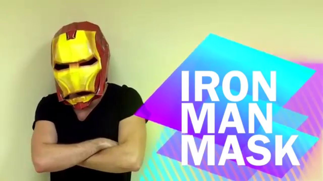 How to make Iron Man Mask from paper | Helmet | DIY ...