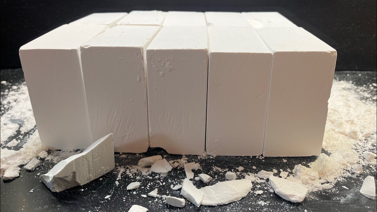ADER Gym Chalk Full Block Crush ASMR **Side View** YouTube