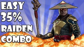 MK11: EASY 35% "RAIDEN COMBO" Tutorial