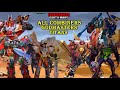 All combiners godmasters  titans  transformers