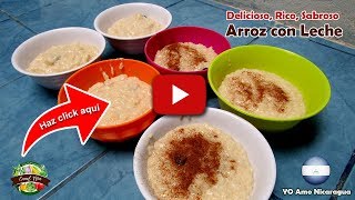 Arroz de leche receta original Nicaraguense