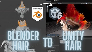 Convert Blender Hair to Unity Hair