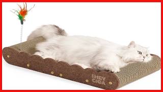 EHEYCIGA 26'' Large Cardboard Cat Scratcher Bed – The Ultimate Indoor Cat Lounge
