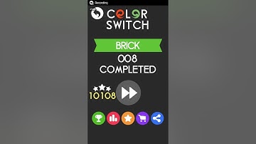 Color Switch speedrun...?: Brick (All easy) (19:07)