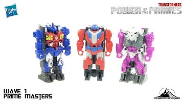 Optibotimus Reviews: Transformers Power of the Prime Wave 1 POWER MASTERS