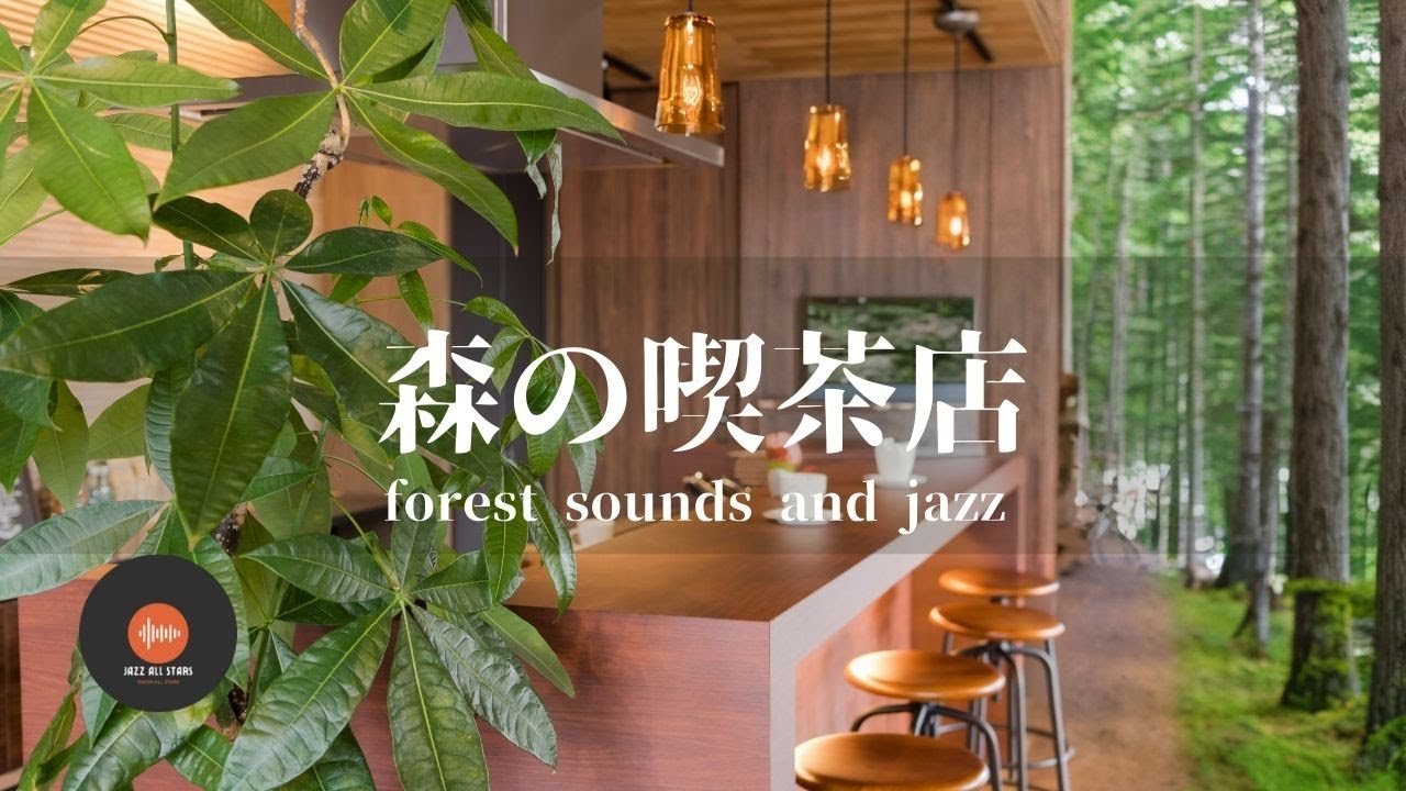 Mira 環境音+JAZZ やさしい森の喫茶店 鳥のさえずり 川のせせらぎ 自然の環境音 森の中  CAFE JAZZ - 作業用BGM en YouTube