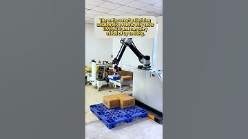 #palletizing #cobot #robot #industrialrobot  #automated #robotarm #magichands #transport