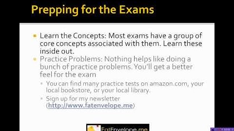 Standardized Test Preparation