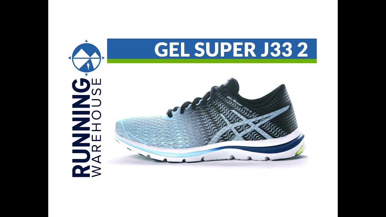 Asics GEL Super J33 2 for women - YouTube